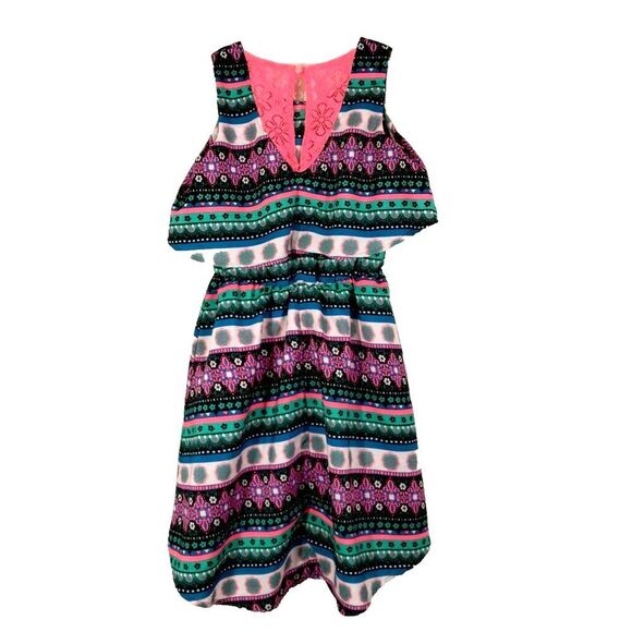 Lily Bleu Girls Size 8 Dress Sleeveless Multicolor - Picture 2 of 6